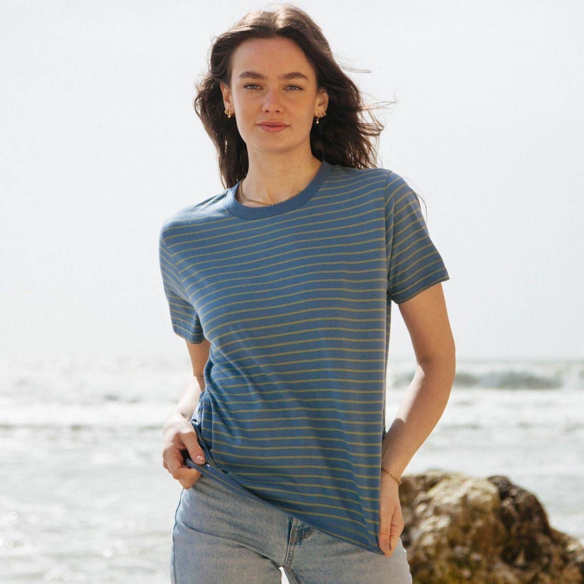 Sustainable Stripe Tee