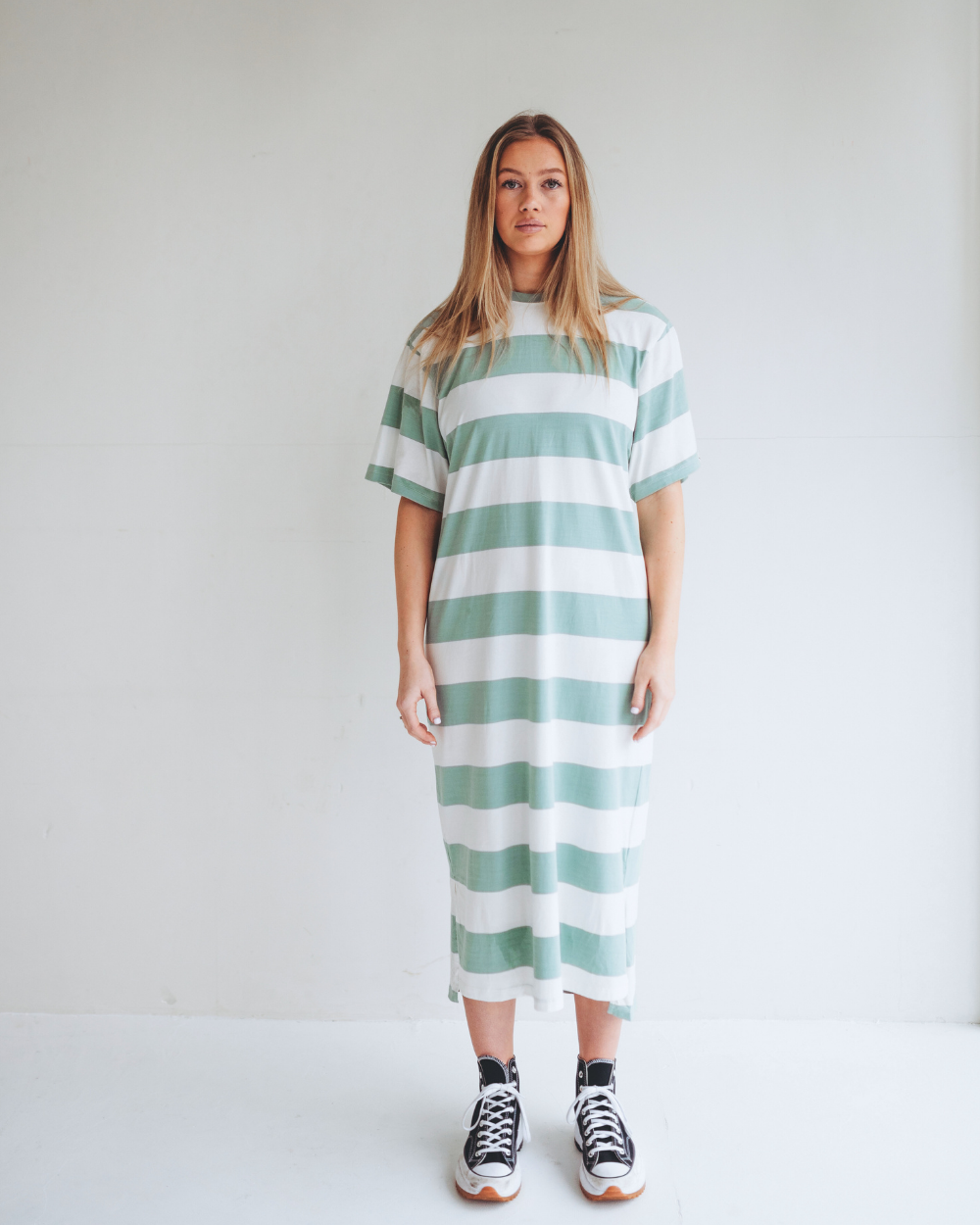 Organic Cotton Stripe Dress