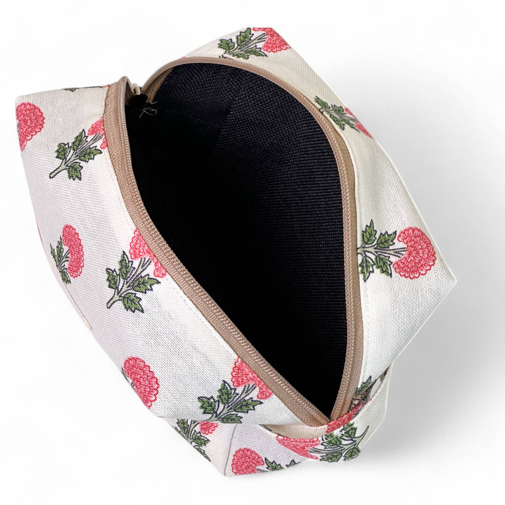 Floral Makeup Bag