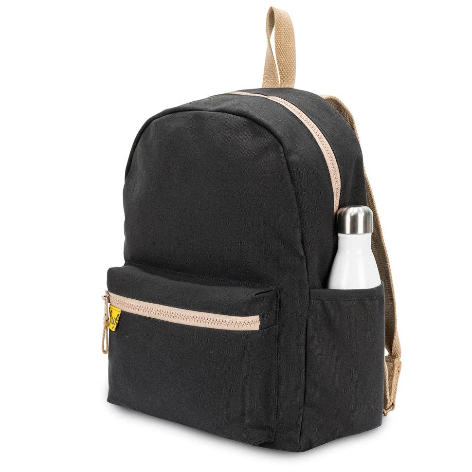 Organic Cotton Backpack- Carbon