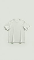 Crisp Cotton Crewneck T-Shirt with Taped Seams