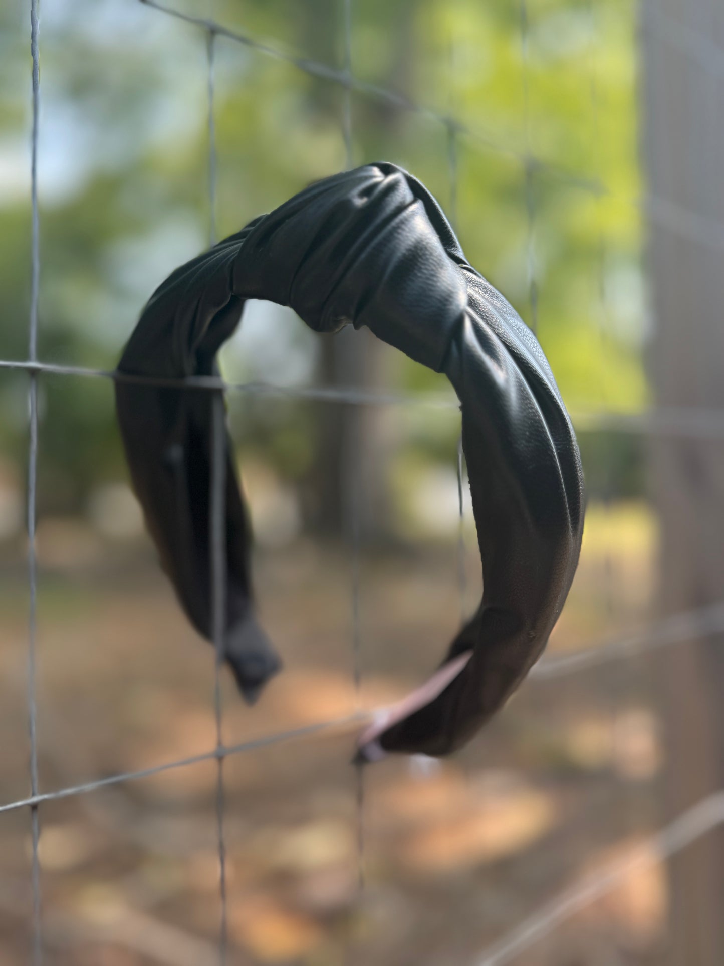 Leather Knotted Headband