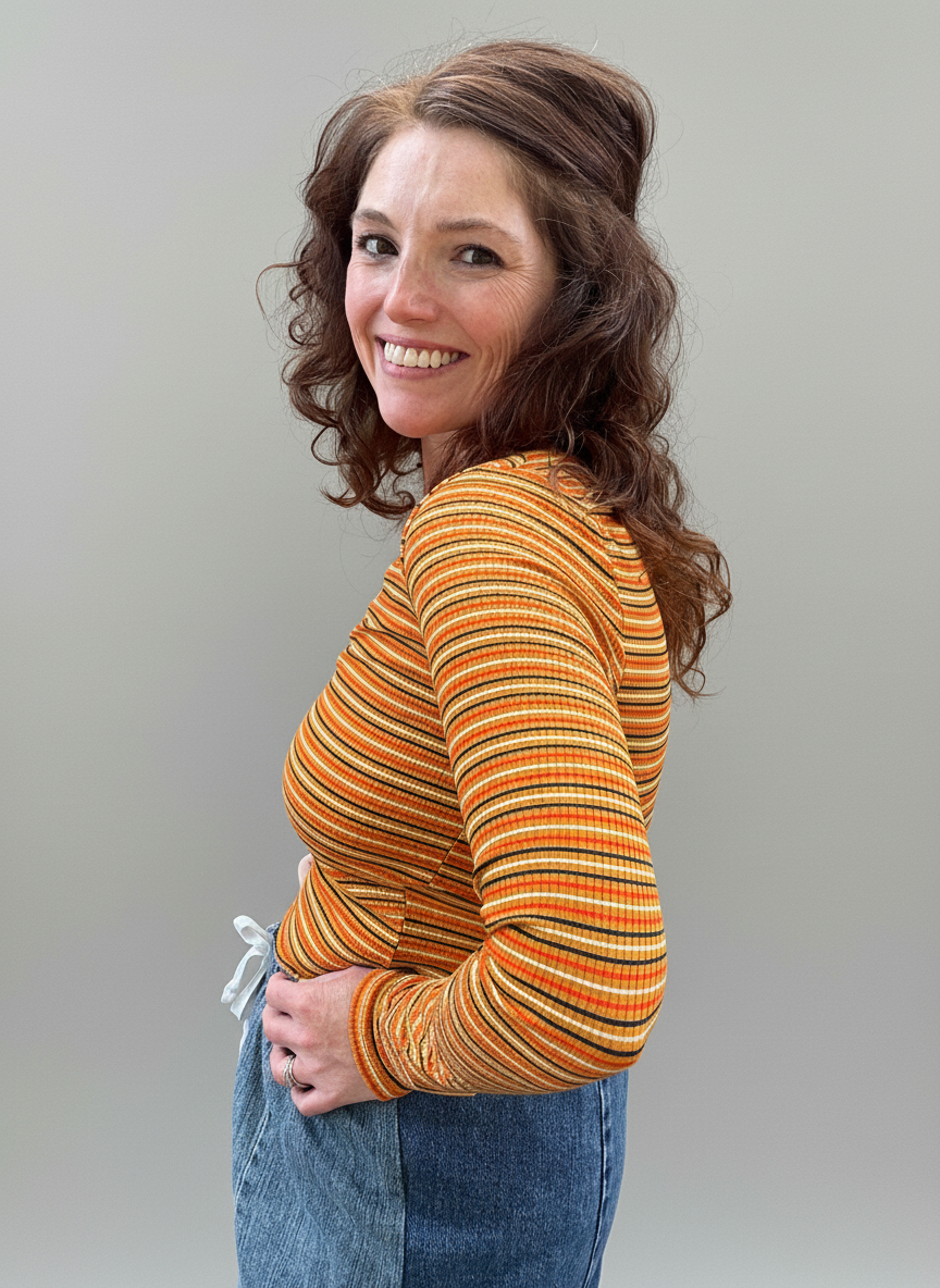 Wrap Front Rib Shirt