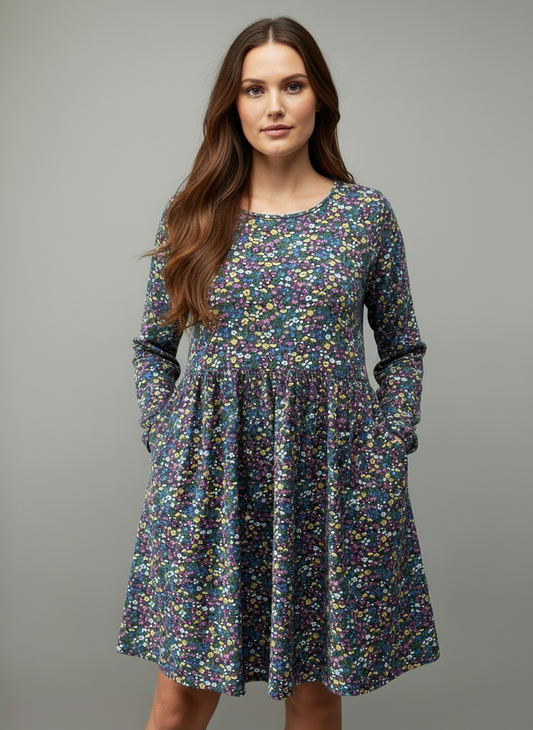 Organic Floral Dress
