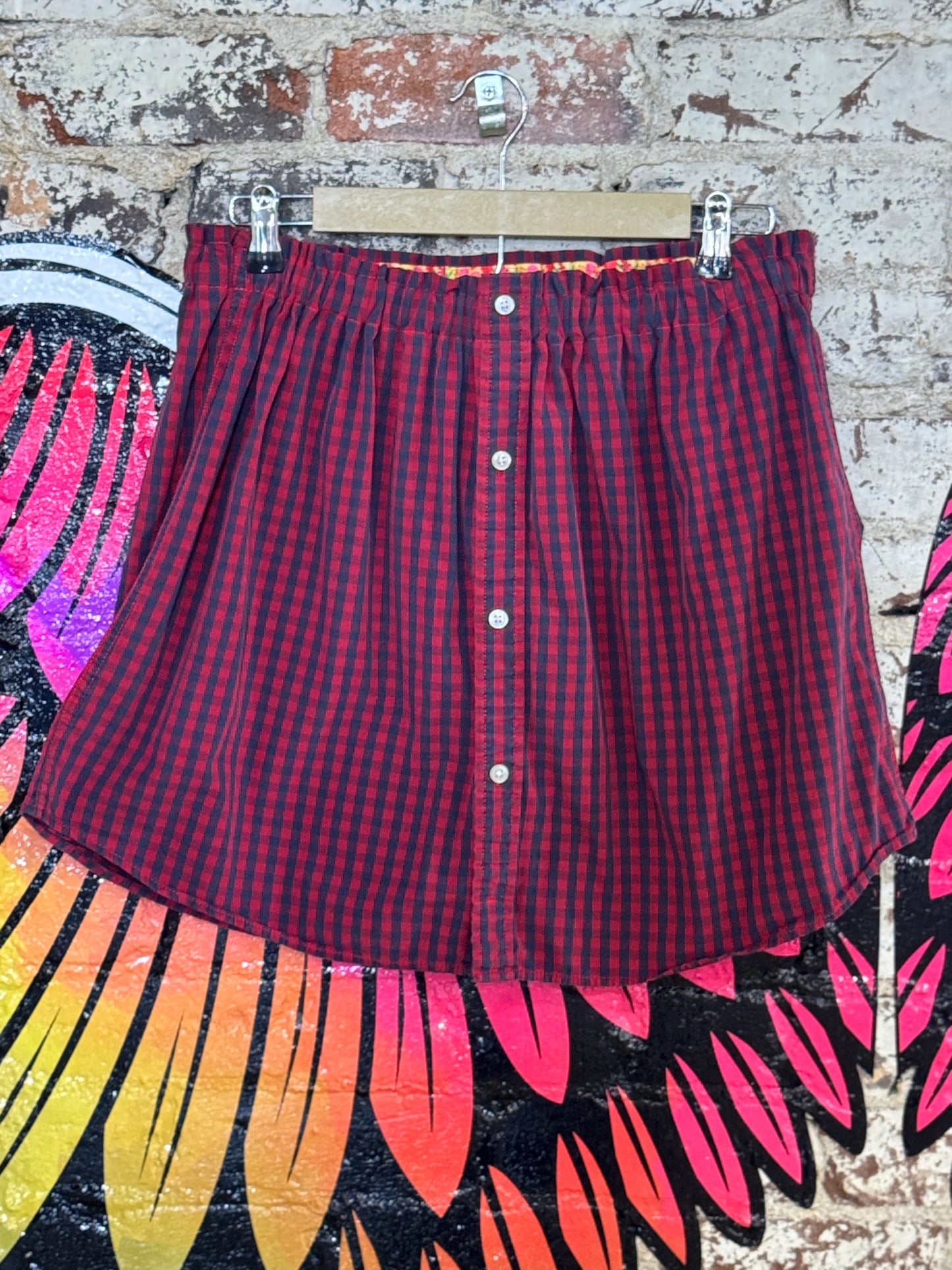 Upcycled Boyfriend Skirt