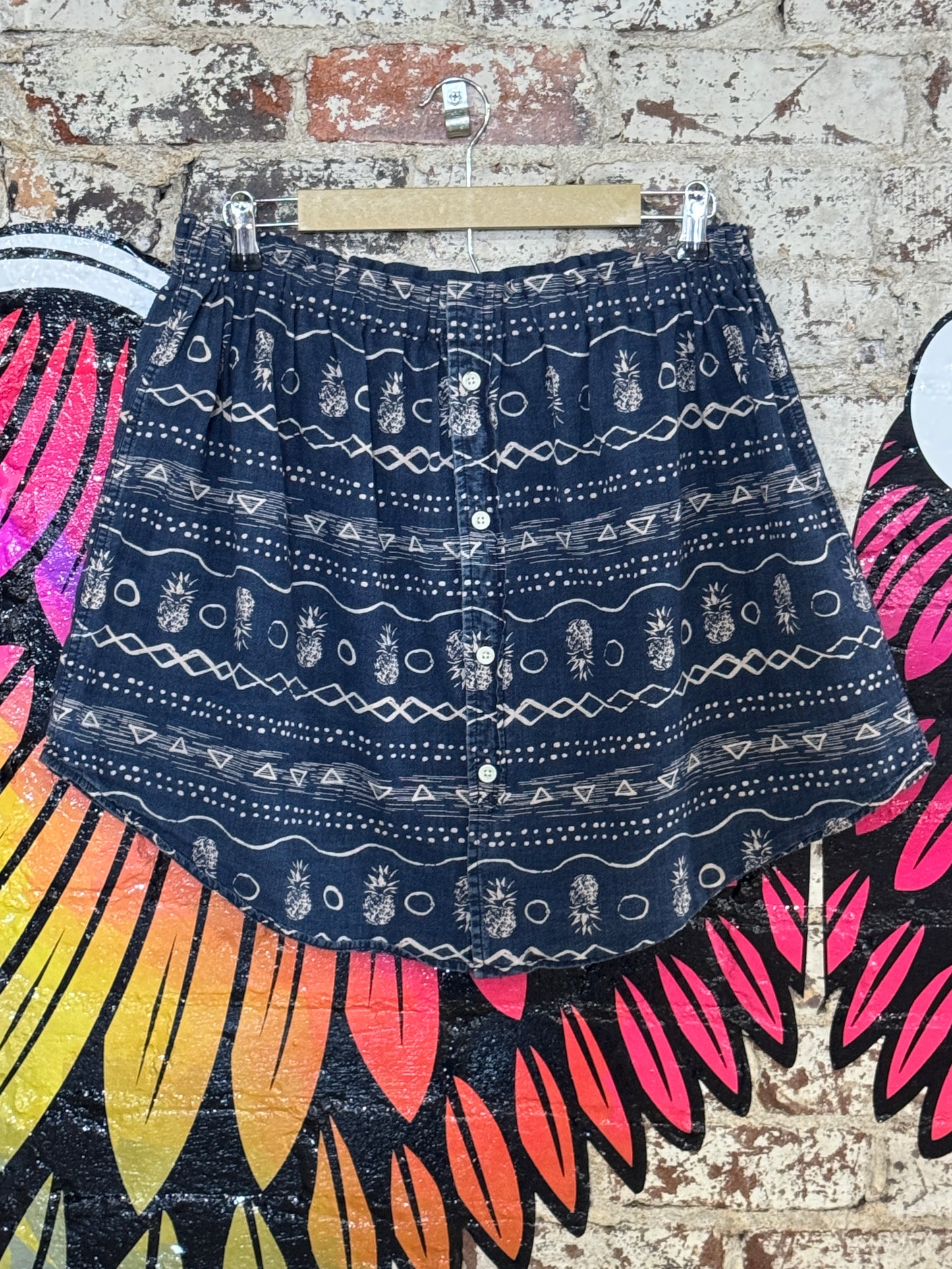 Upcycled Boyfriend Skirt