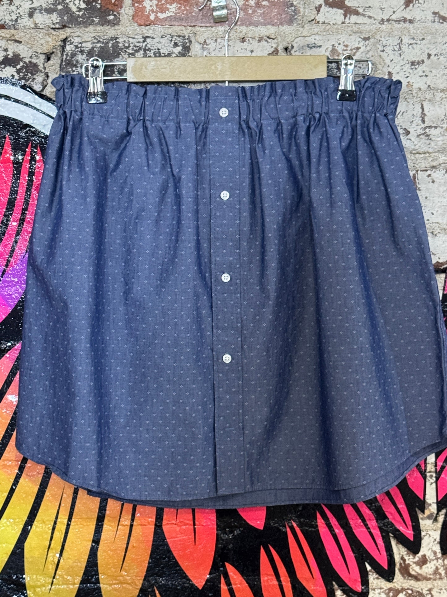 Upcycled Boyfriend Skirt