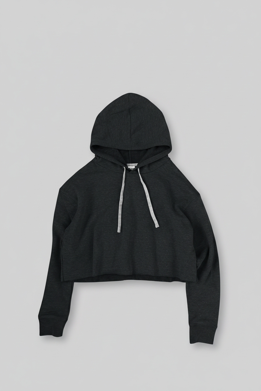 Eco Cropped Hoodie
