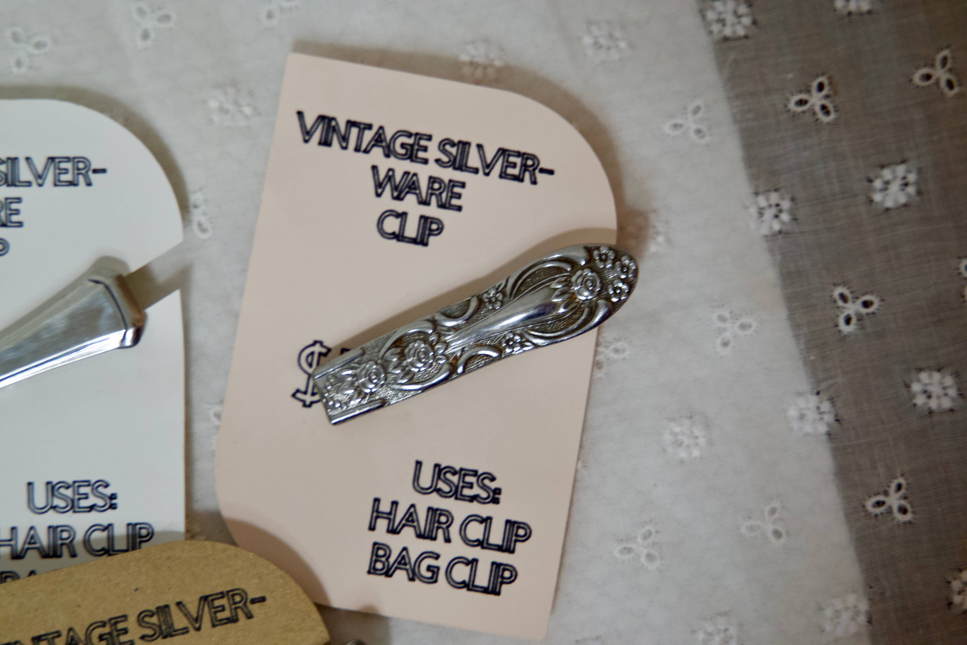 Vintage Silverware Clip