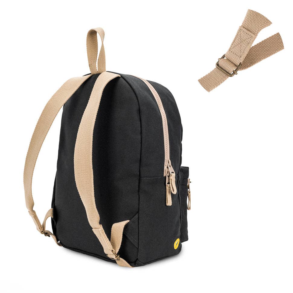 Organic Cotton Backpack- Carbon