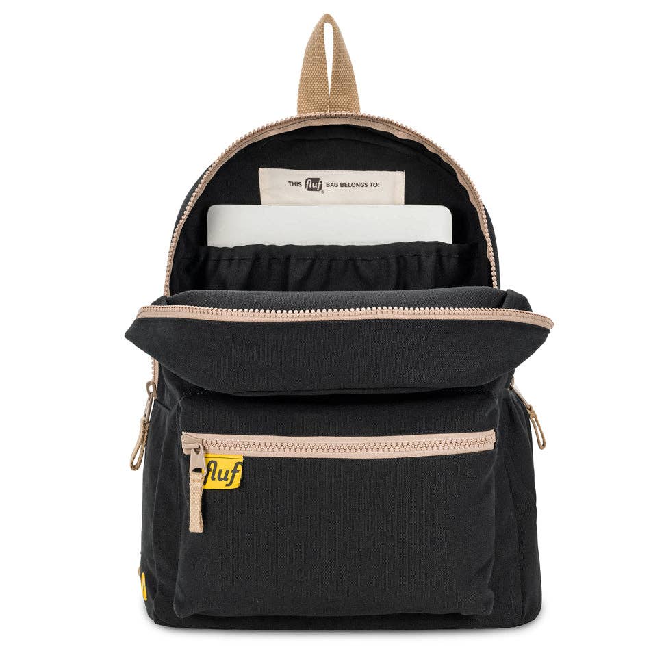 Organic Cotton Backpack- Carbon