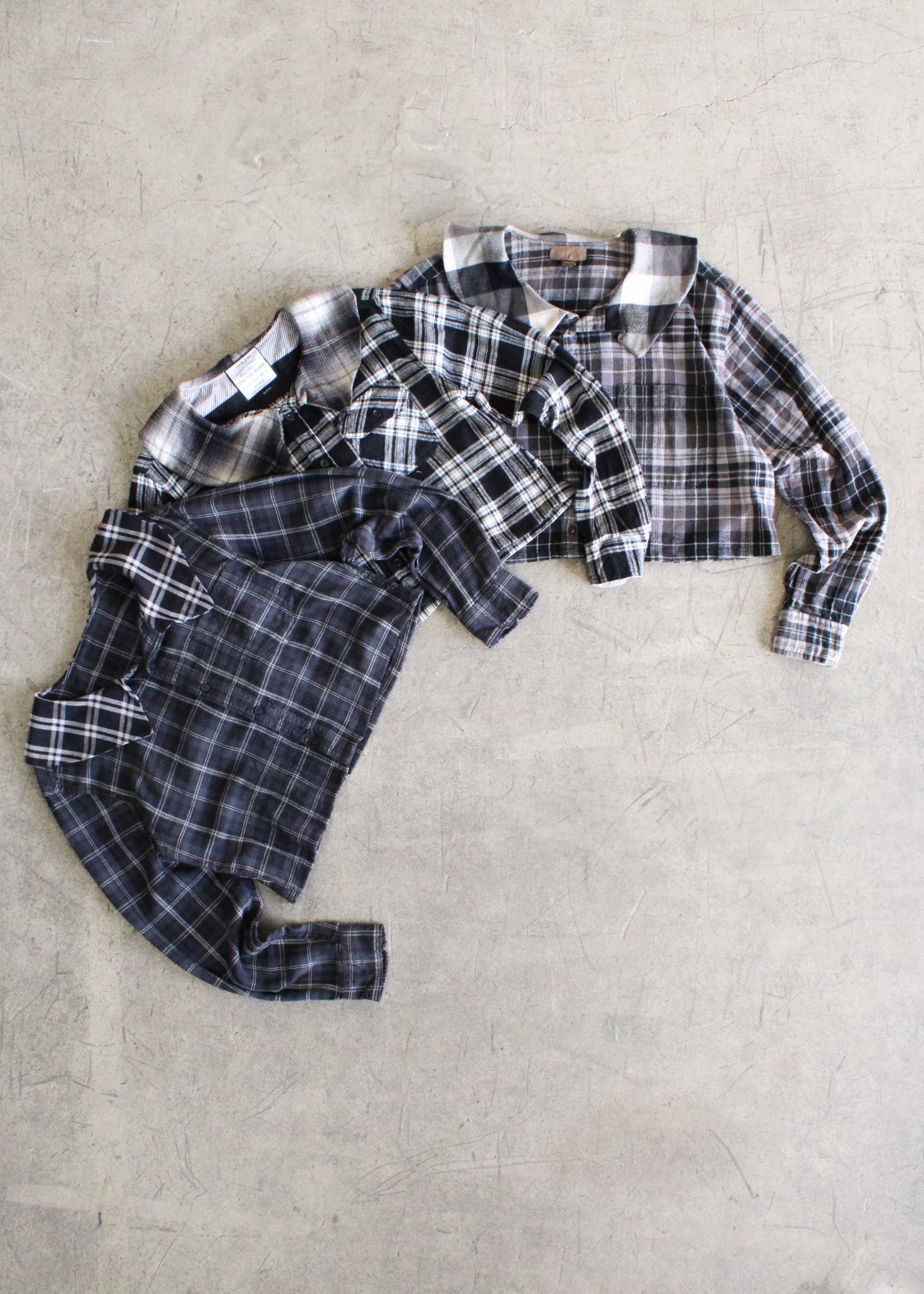 Cropped Collared Flannel