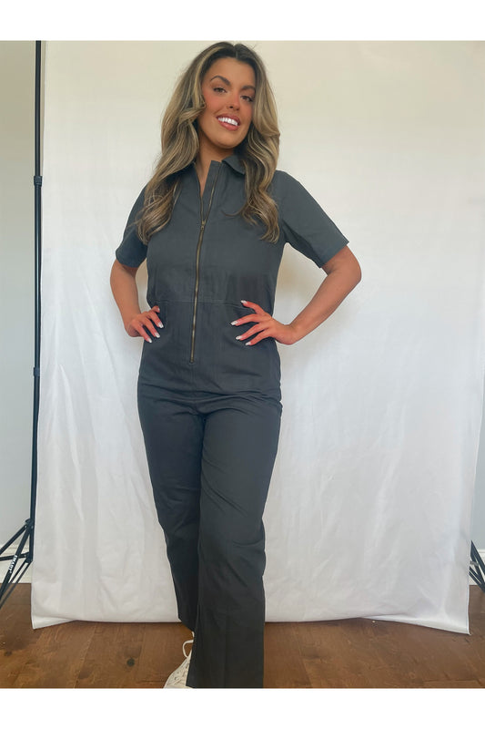 Dylan Zip Front Jumpsuit