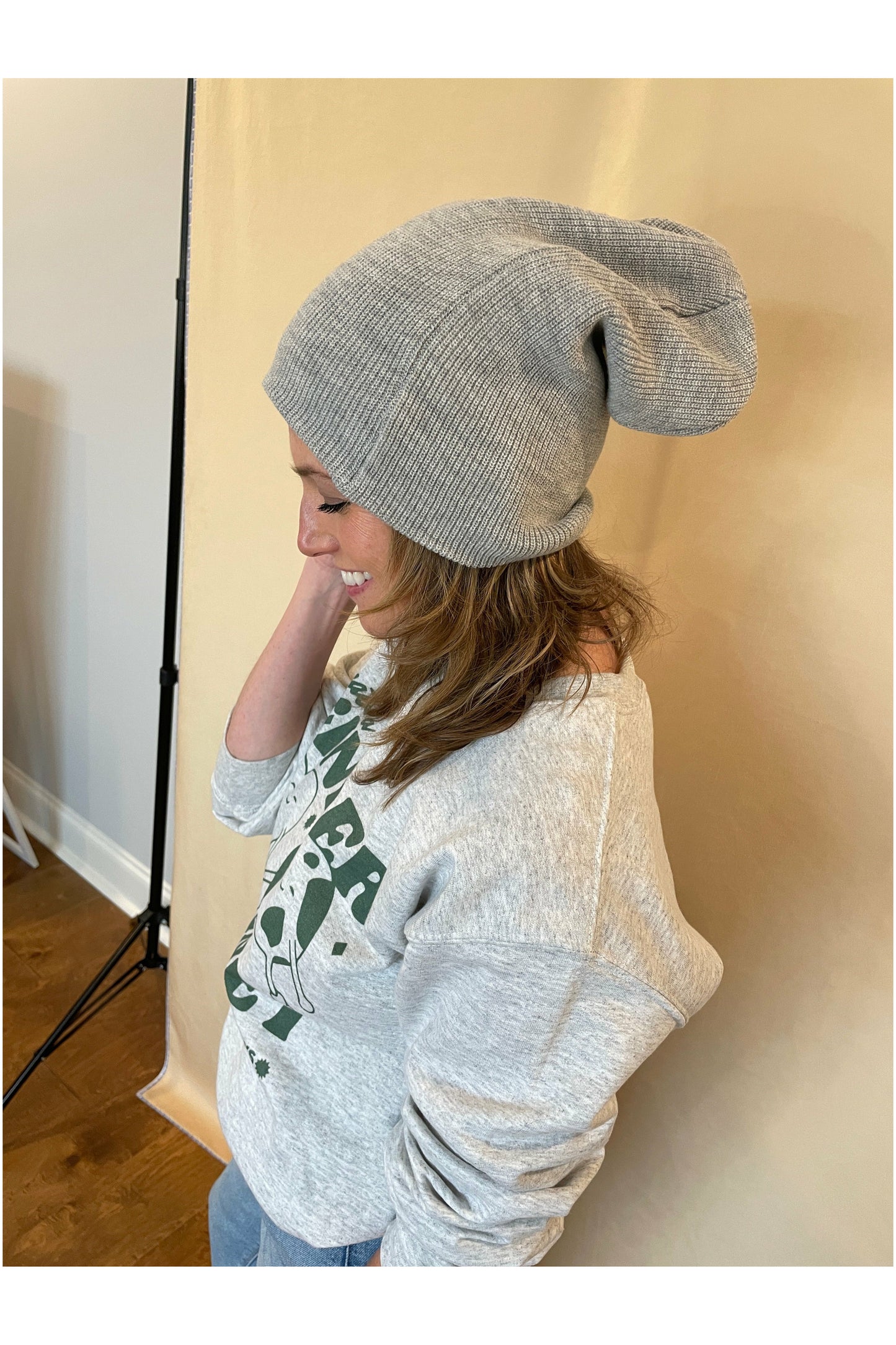 Tan Dakotah Super Slouch Beanie